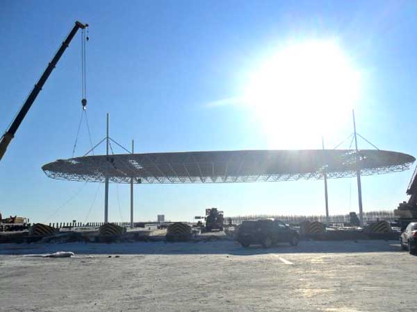 合作加油站网架案例